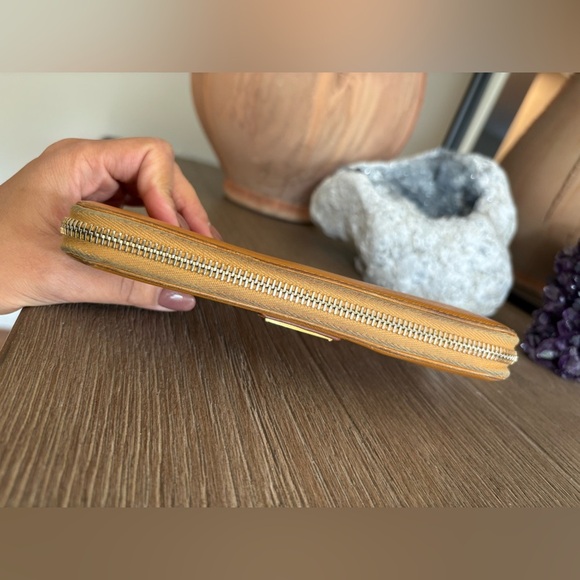 Prada Tan Saffiano Leather Wallet - Picture 7 of 16